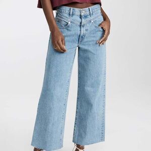SLVRLAKE Grace Crop Double Yoke Jeans 28